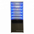 Flooring Metal Led Cigarette Cigar Display Cabinet